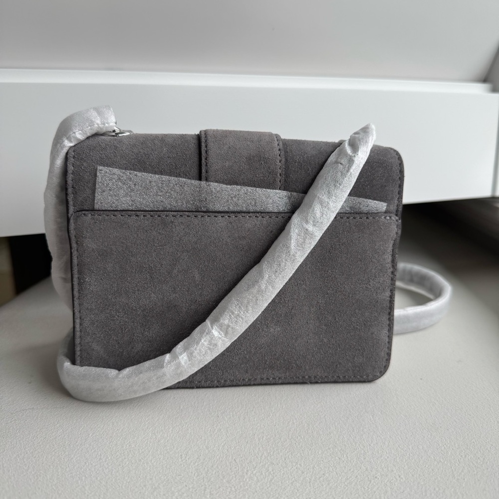 Kate Spade Charcoal Suede Crossbody Bag - Picture 2 of 4